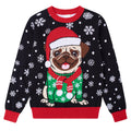 Lanbubble Kids Christmas Sweater Boys Girls Ugly Knit Pullover for Xmas Holiday 3-12 Years