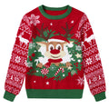 Lanbubble Kids Christmas Sweater Boys Girls Ugly Knit Pullover for Xmas Holiday 3-12 Years