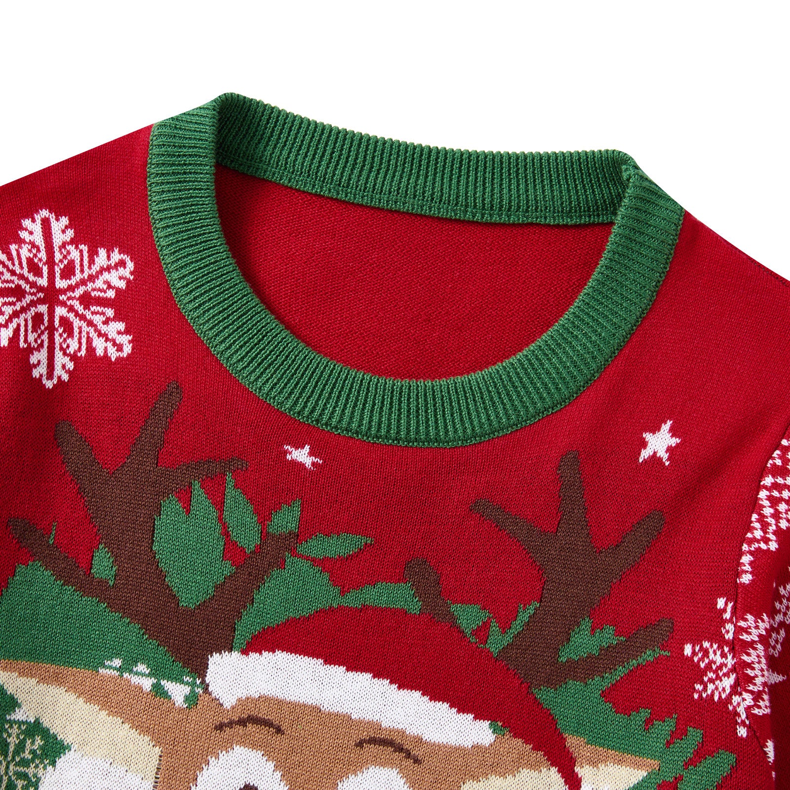 Lanbubble Kids Christmas Sweater Boys Girls Ugly Knit Pullover for Xmas Holiday 3-12 Years