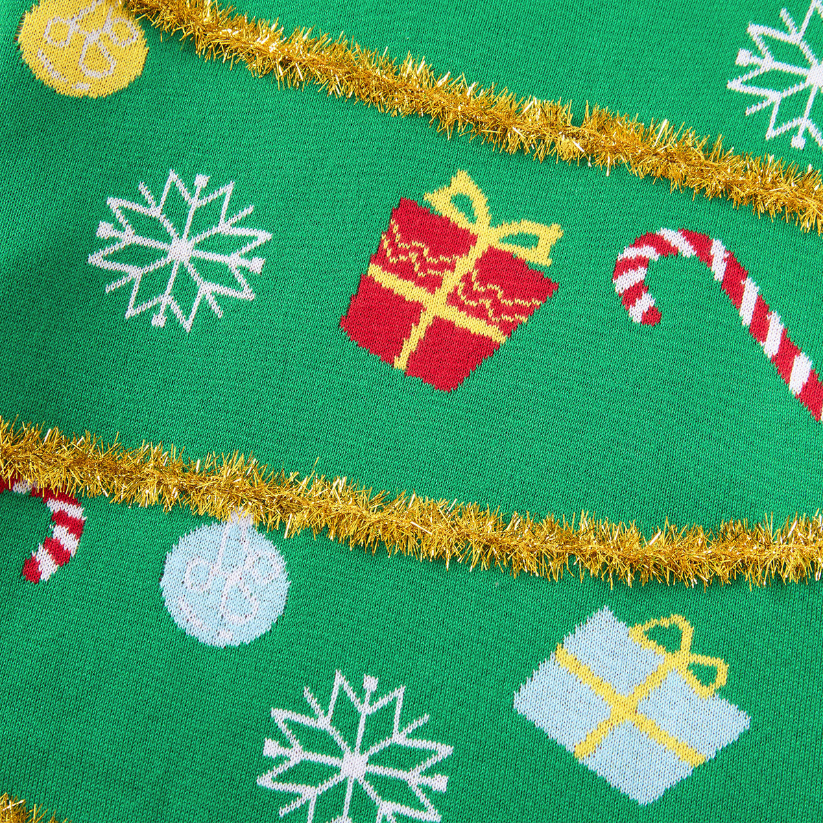 Lanbubble Boys Girls Ugly Christmas Sweater Holiday Party Pullover Xmas Sweatshirt for Kids Size 7-14