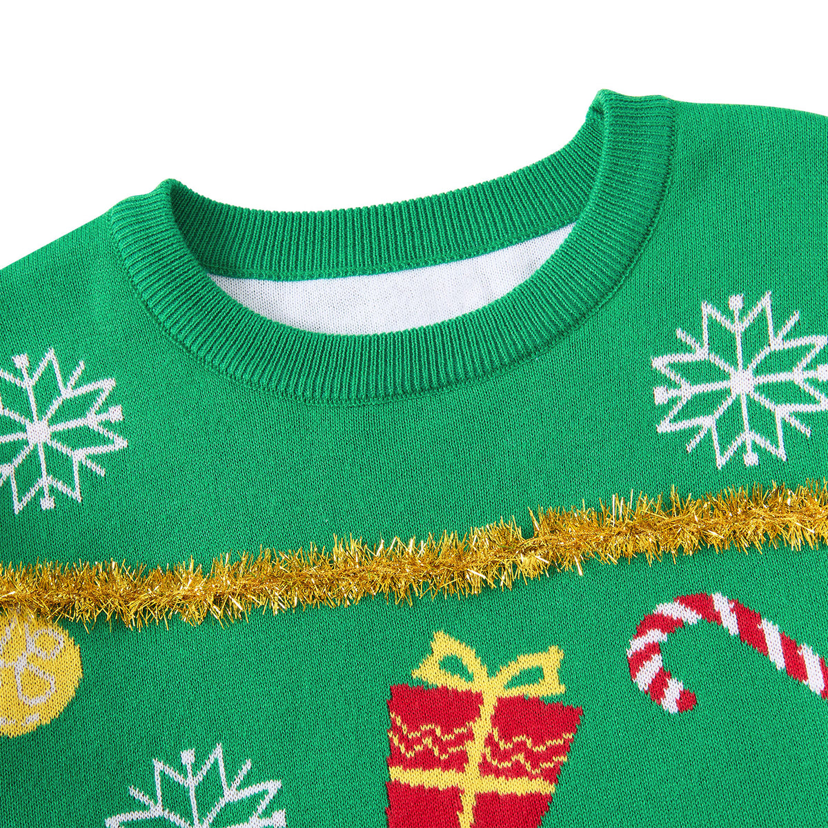Lanbubble Boys Girls Ugly Christmas Sweater Holiday Party Pullover Xmas Sweatshirt for Kids Size 7-14