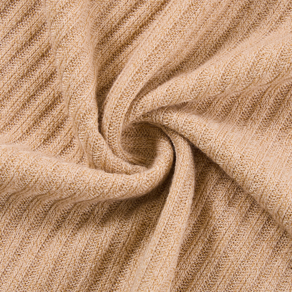 Lanbubble Toddler Girls Long Sleeve Turtleneck Dress Ribbed Knit A Line Fall Winter Clothes 2-7 Years