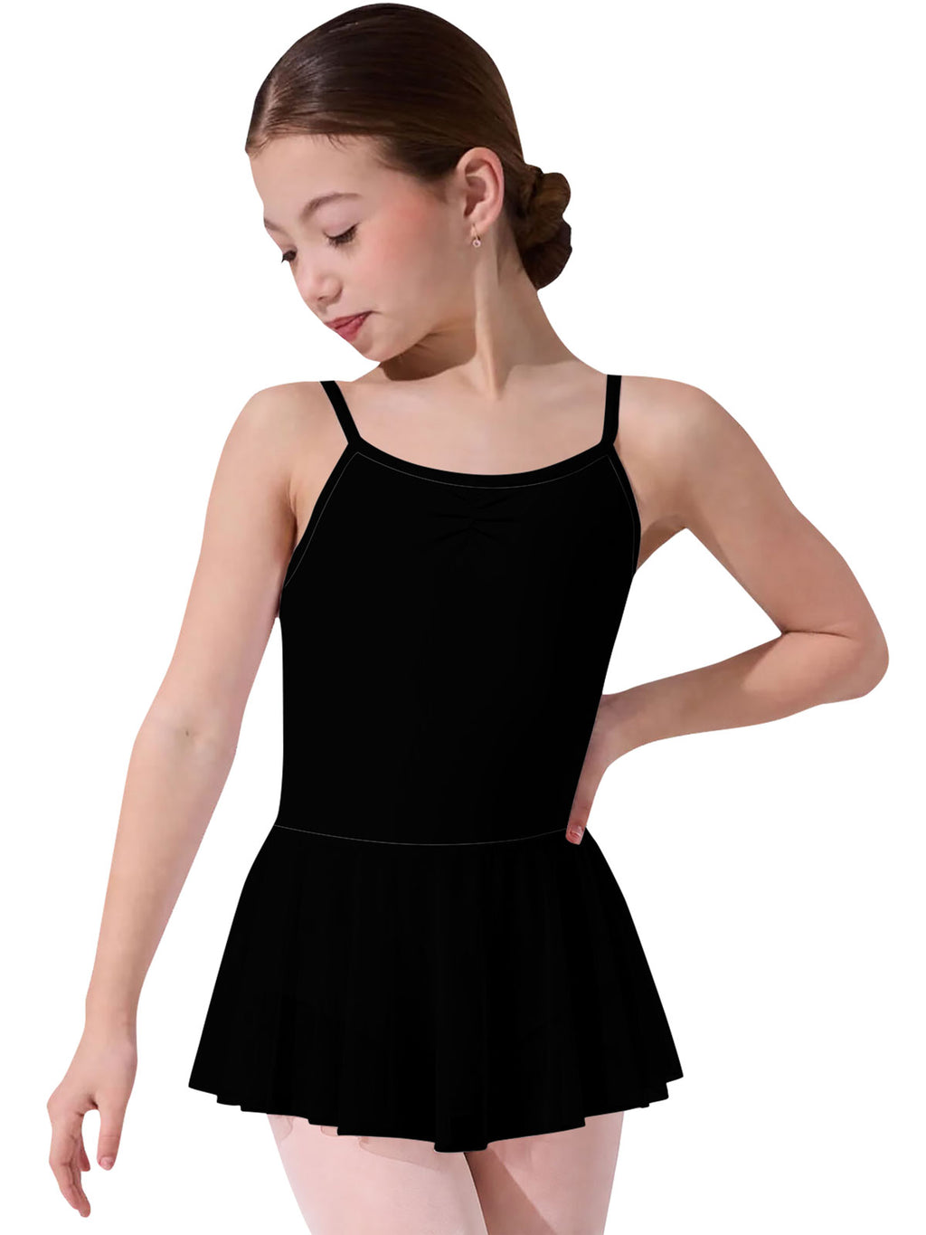 Lanbubble Toddler Girl Ballet Leotard with Skirt Sleeveless Camisole Gymnastics Dance Dress 2-7 Years