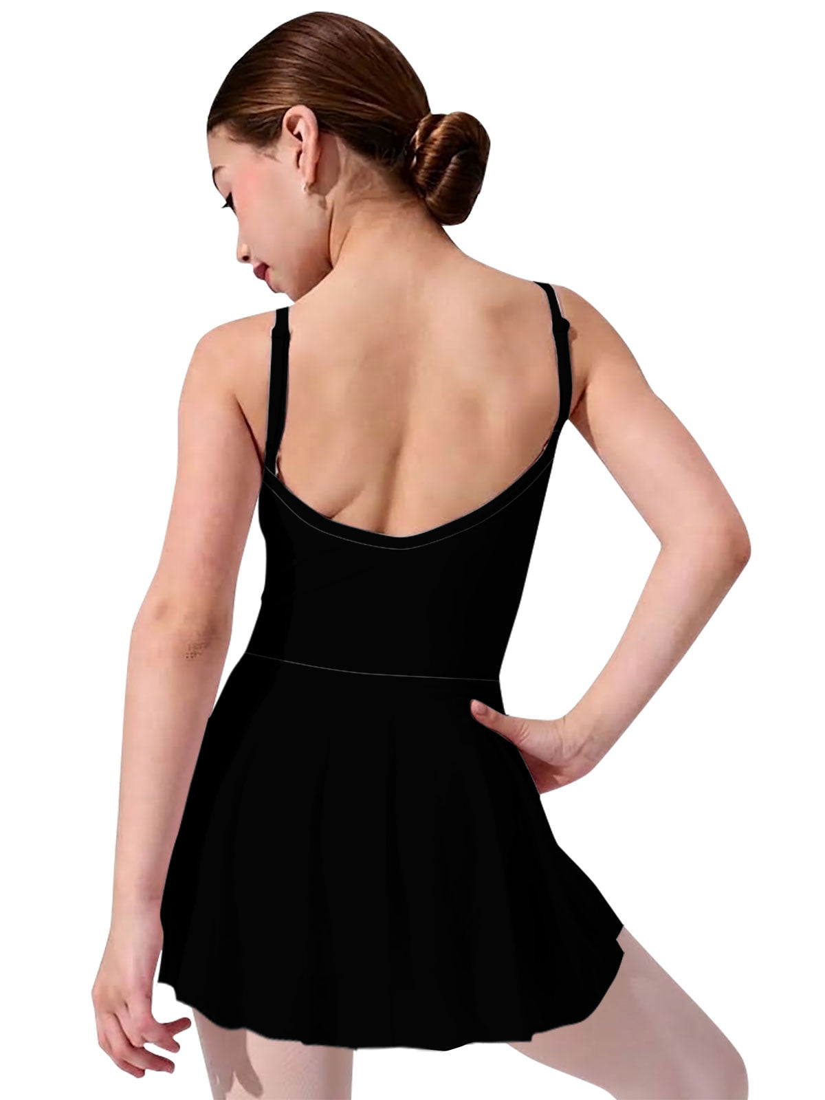 Lanbubble Toddler Girl Ballet Leotard with Skirt Sleeveless Camisole Gymnastics Dance Dress 2-7 Years