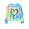 Lanbubble Girls Long Sleeve T Shirt Casual Graphic Tie Dye Top 7-12Y