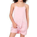 Lanbubble Girls Dress with Shorts Casual Spaghetti Straps Romper Dresses with Pockets 8-14 Years