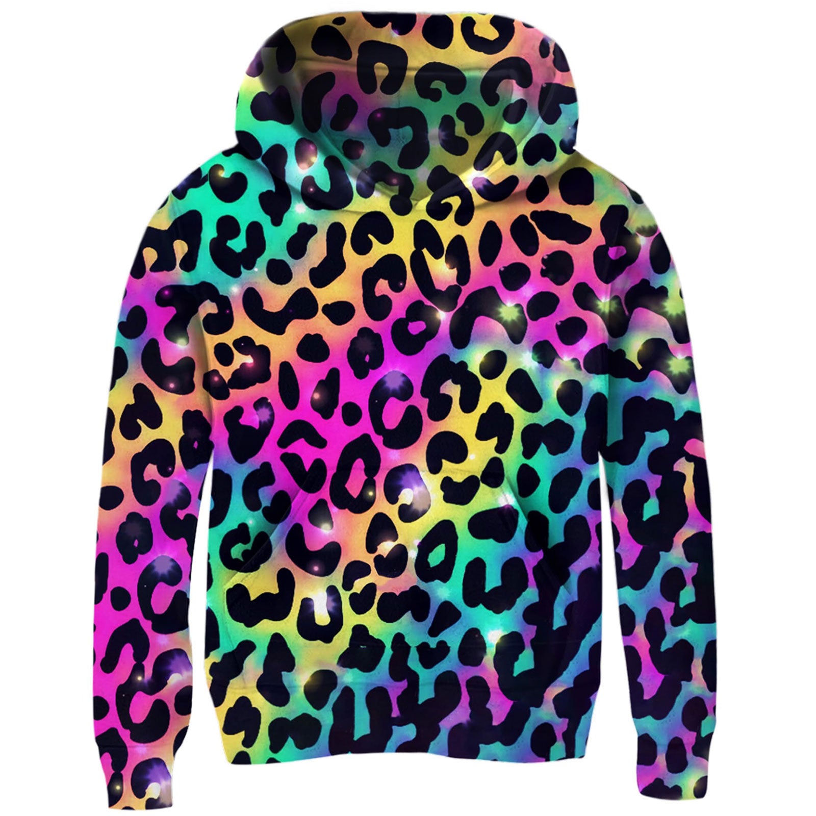 Lanbubble Unisex Kids Sweatshirt For Girls 4-14 Years Tie Dye Cat Hooded Kangaroo Pocket Pullover Hoodies