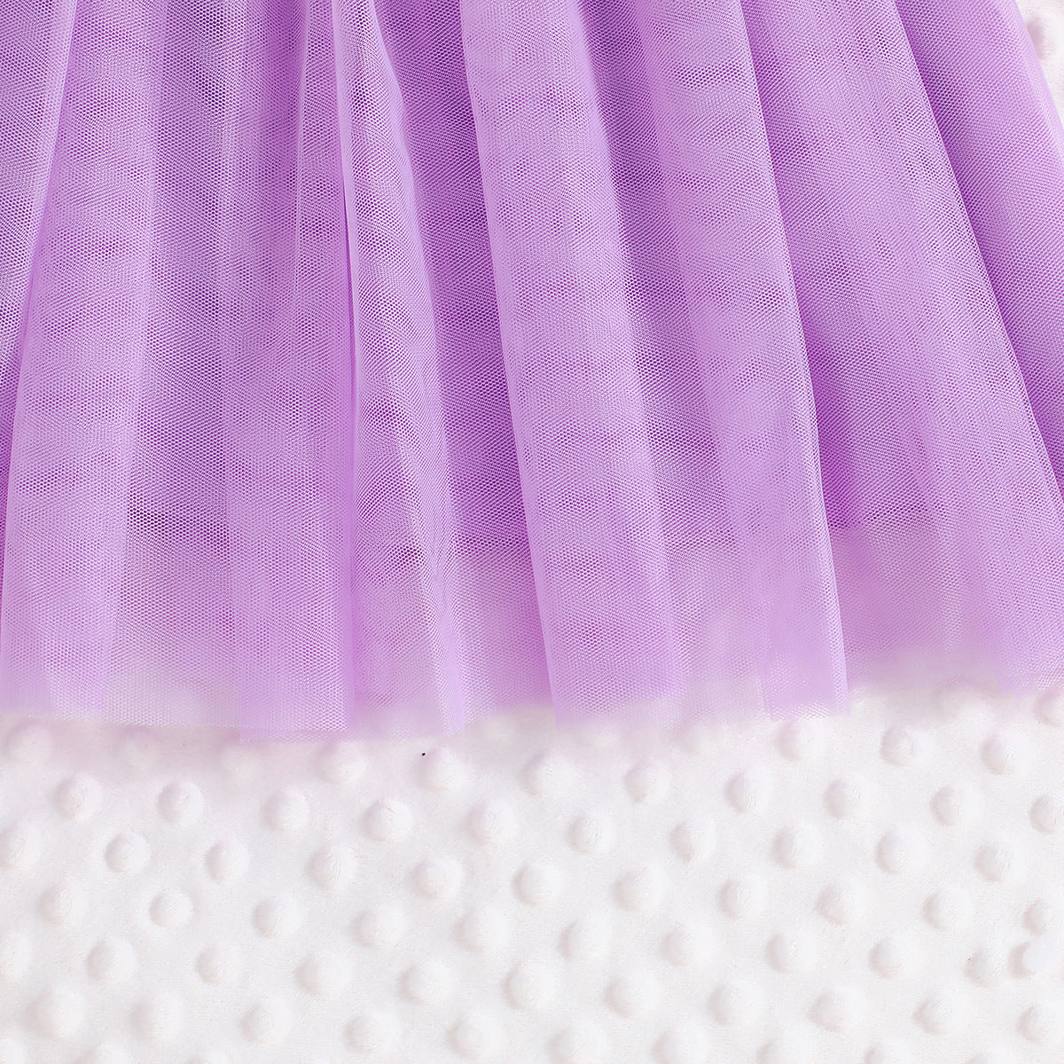 Lanbubble Girls Floral Tutu Dress Long Sleeve Tulle Princess Party Dress 3-7 Years
