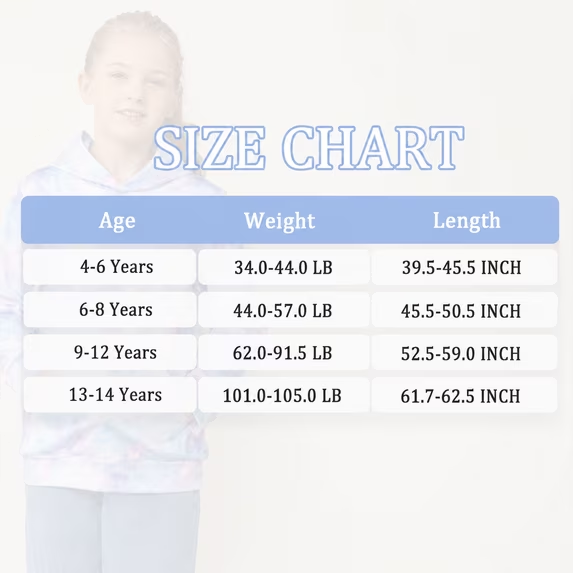Lanbubble Tween Girls Pullover Hoodies Kids Gradient Leopard Sweatshirts with Kangaroo Pockets 4-14 Years