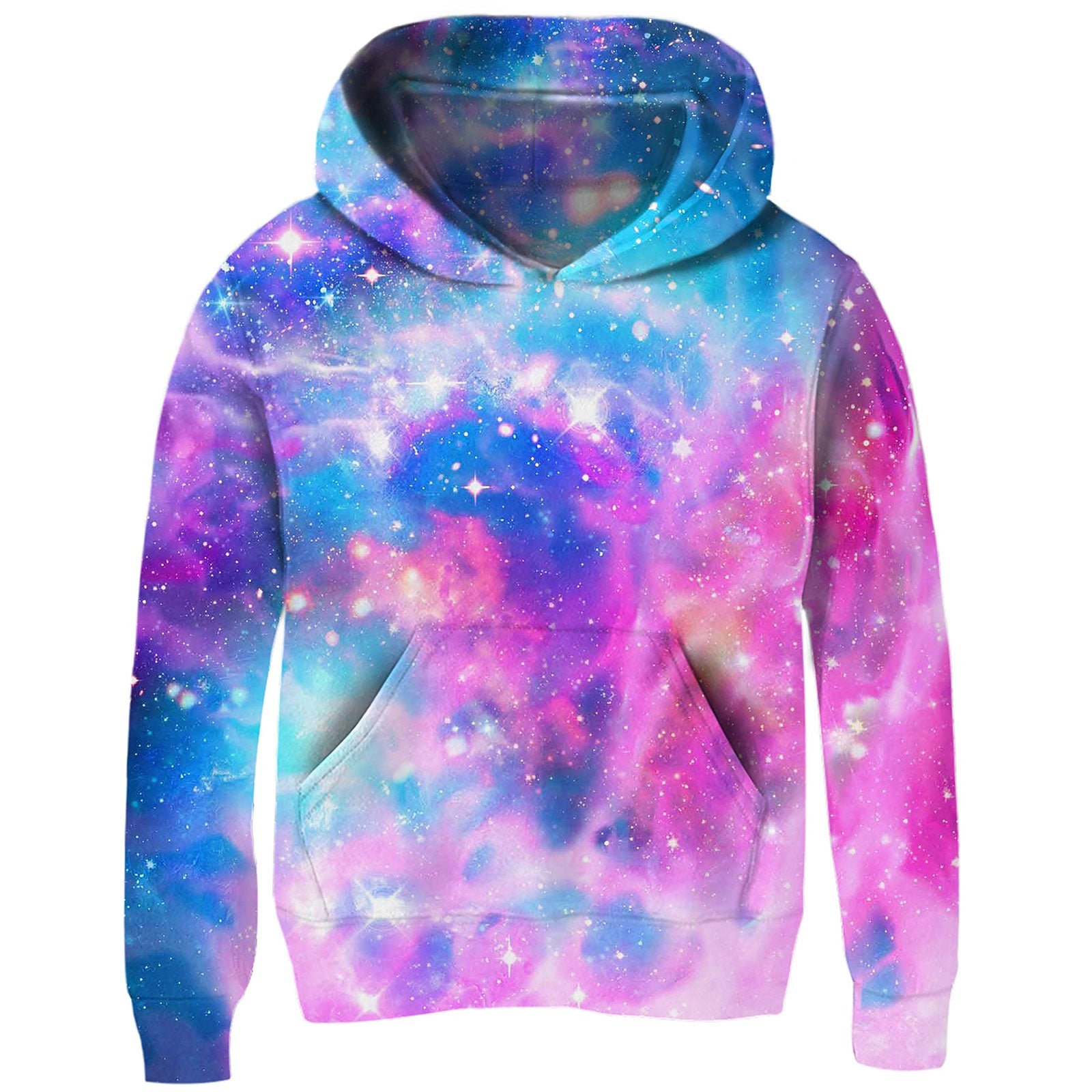 Lanbubble Unisex Kids Sweatshirt For Girls 4-14 Years Tie Dye Cat Hooded Kangaroo Pocket Pullover Hoodies