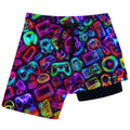 Lanbubble Boys Swim Trunks with Compression Liner Swimming Shorts Quick Dry Bathing Suit Swimwear 7-16Y