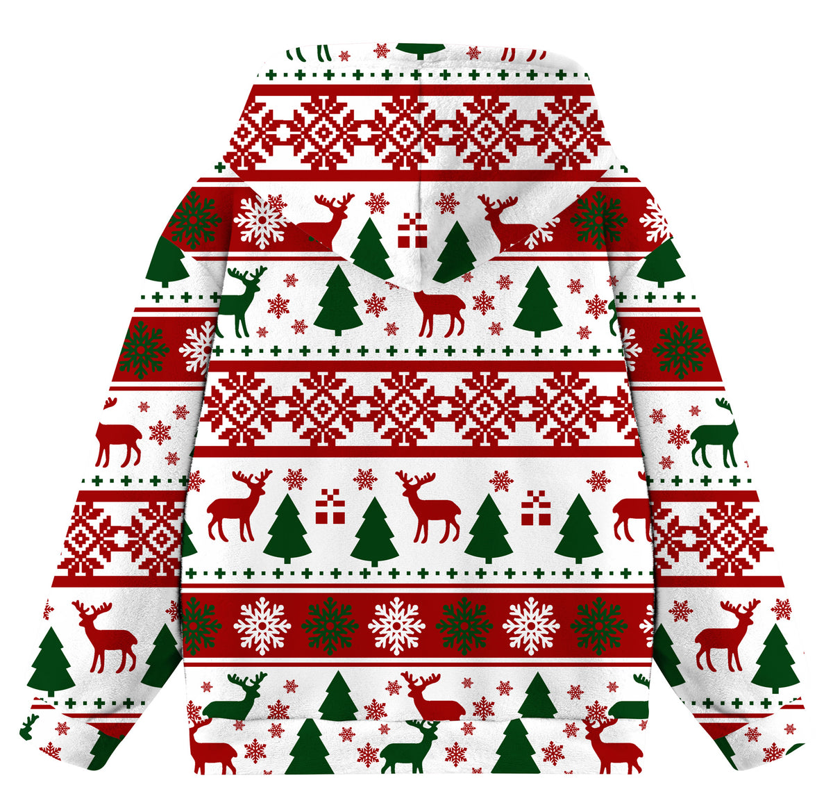 Lanbubble Boys Fleece Lined Christmas Hoodie, Graphic Pullover Sweatshirt with Kangaroo Pocket for Kids 8-14 Y