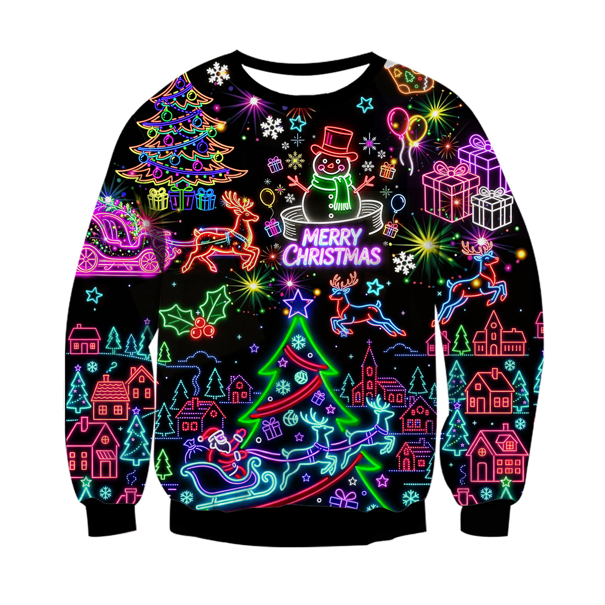 Lanbubble Boys Christmas Sweatshirt Lightweight Graphic Pullover for 8-14 Y
