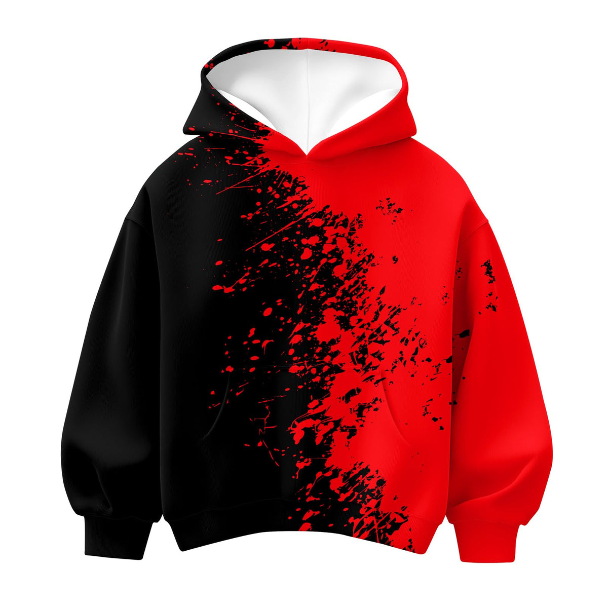 Lanbubble Boys' 3D Graphic Pullover Hoodie Long Sleeve Hooded Sweatshirt with Kangaroo Pocket Sizes 7-14Y