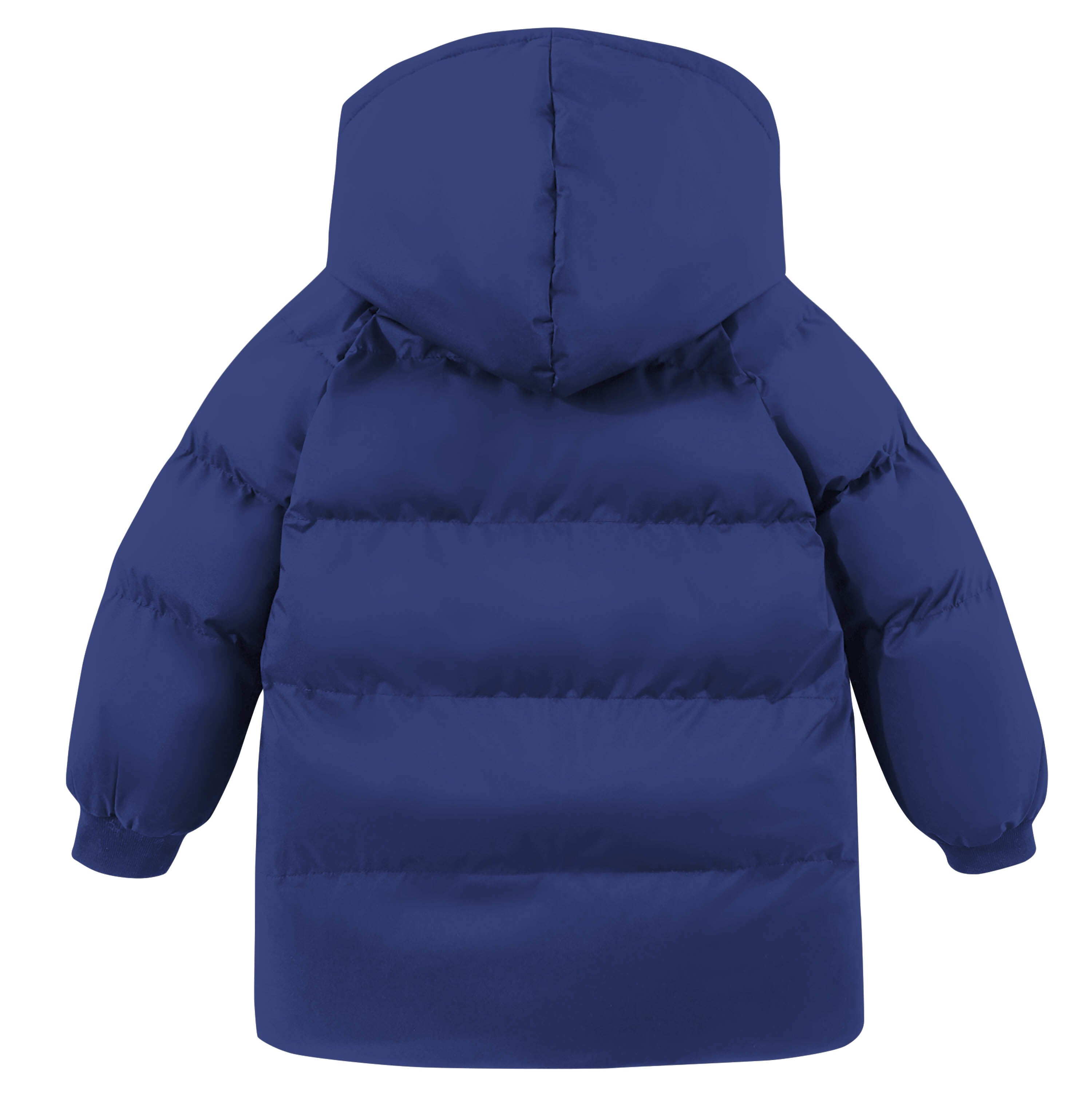 Lanbubble Toddler Boys Winter Hooded Puffer Coat Warm Padded Outwear Zipper Jacket for 2-6T Kids