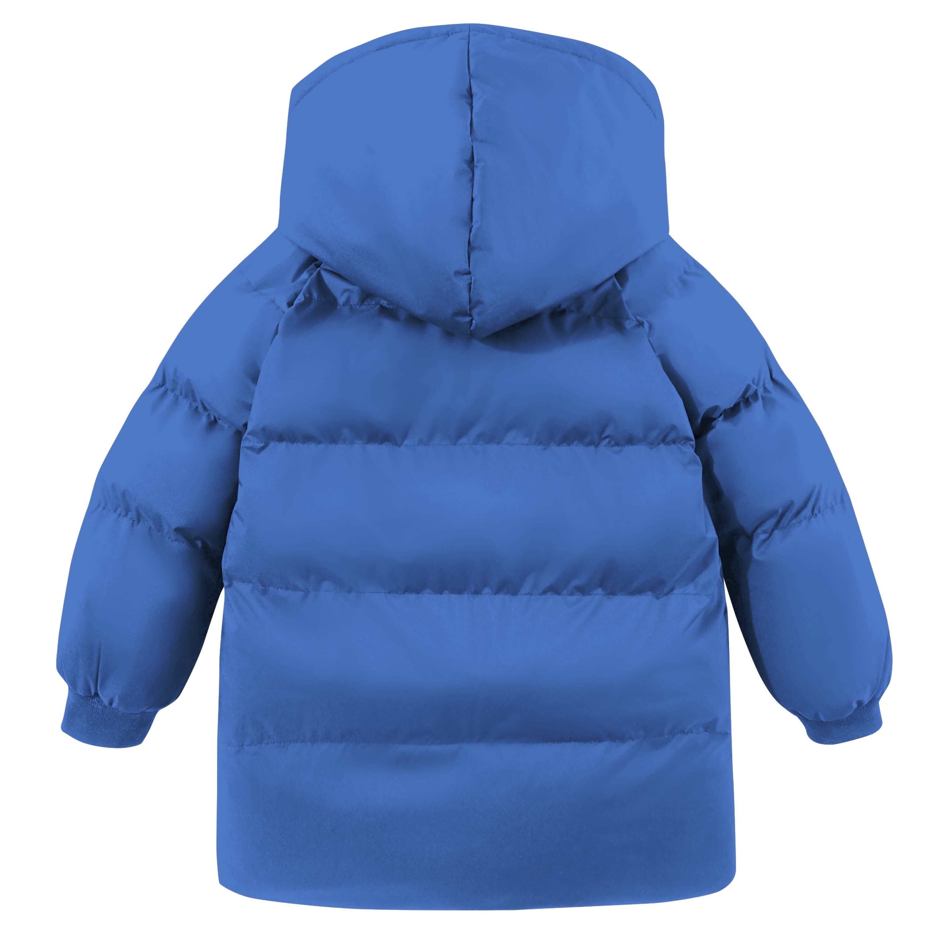 Lanbubble Toddler Boys Winter Hooded Puffer Coat Warm Padded Outwear Zipper Jacket for 2-6T Kids