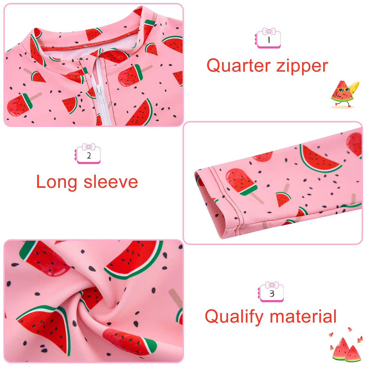 Toddler Girls 4 Piece Swimsuit Long Sleeve Rash Guard Ruffle Tankini Set Bathing Suit With Headband Little Girls 2-6T