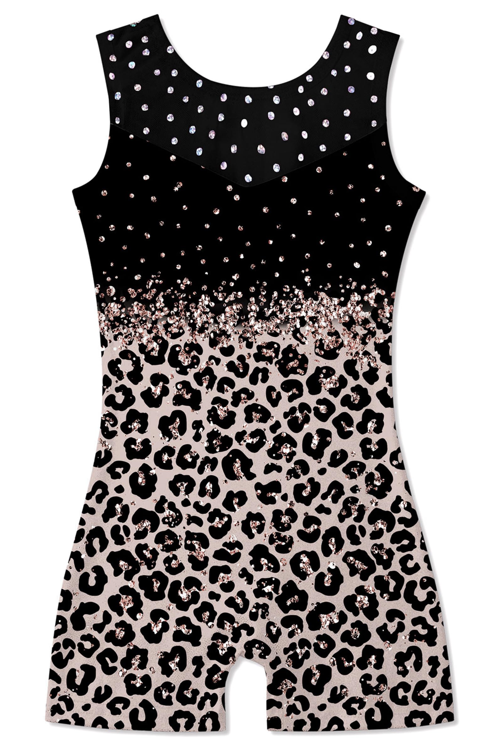 Gymnastics Leotards for Girls Toddler Unitard Biketard Clothes Cute Kid Dance Outfit 3-7T