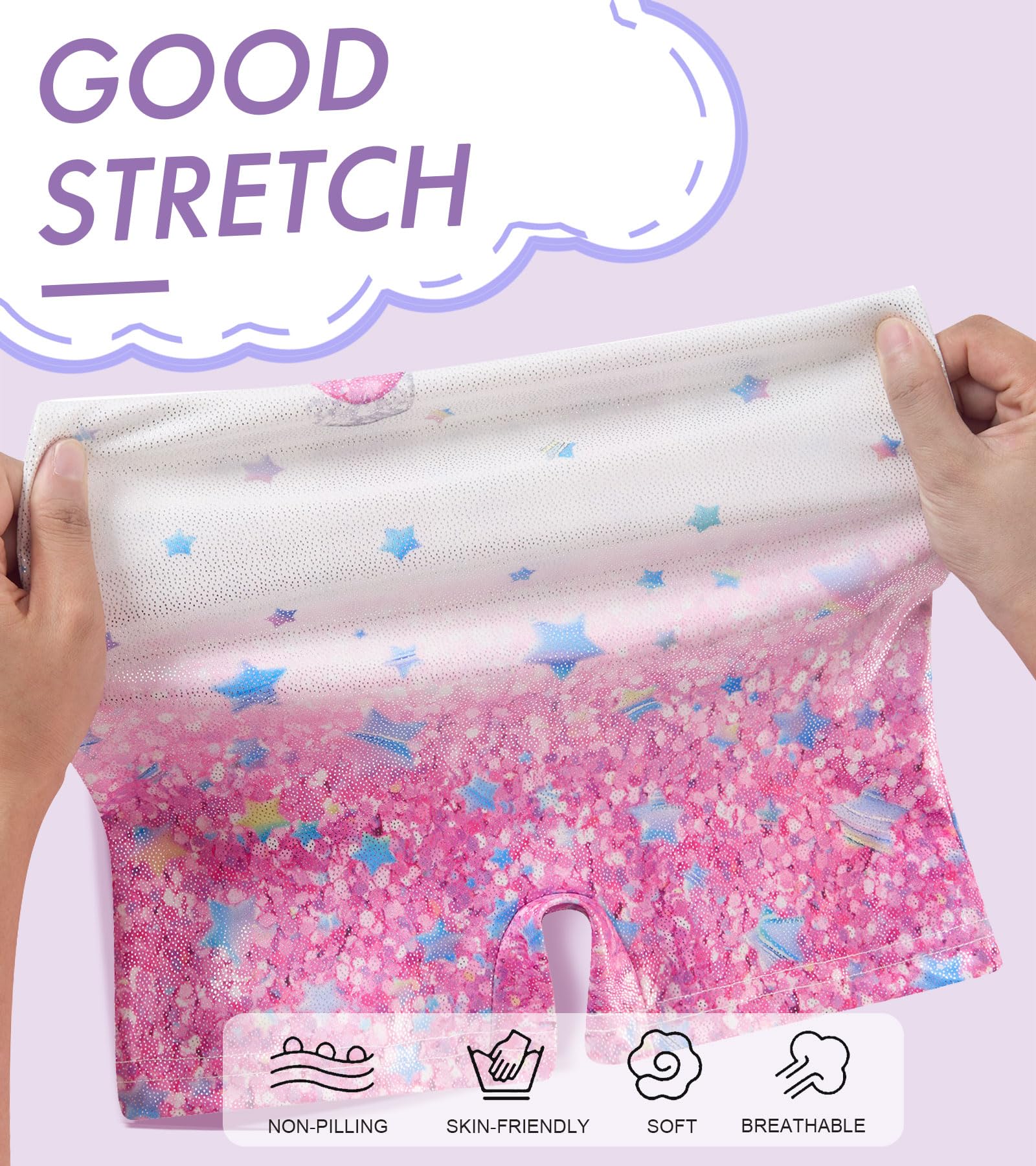 Gymnastics Leotards for Girls Toddler Unitard Biketard Clothes Cute Kid Dance Outfit 3-7T